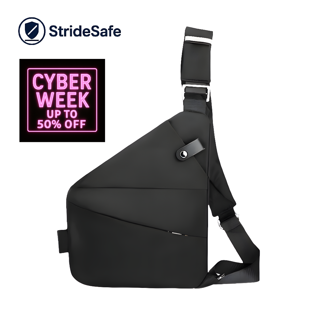 StrideSafe™-Sac bandoulière antivol