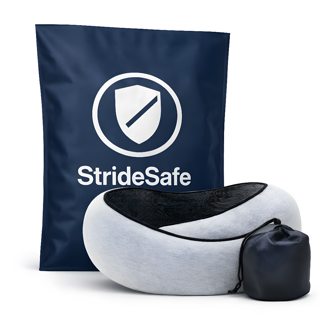 Coussin de nuque StrideSafe™ – Dormez en toute sécurité et dans un confort total !