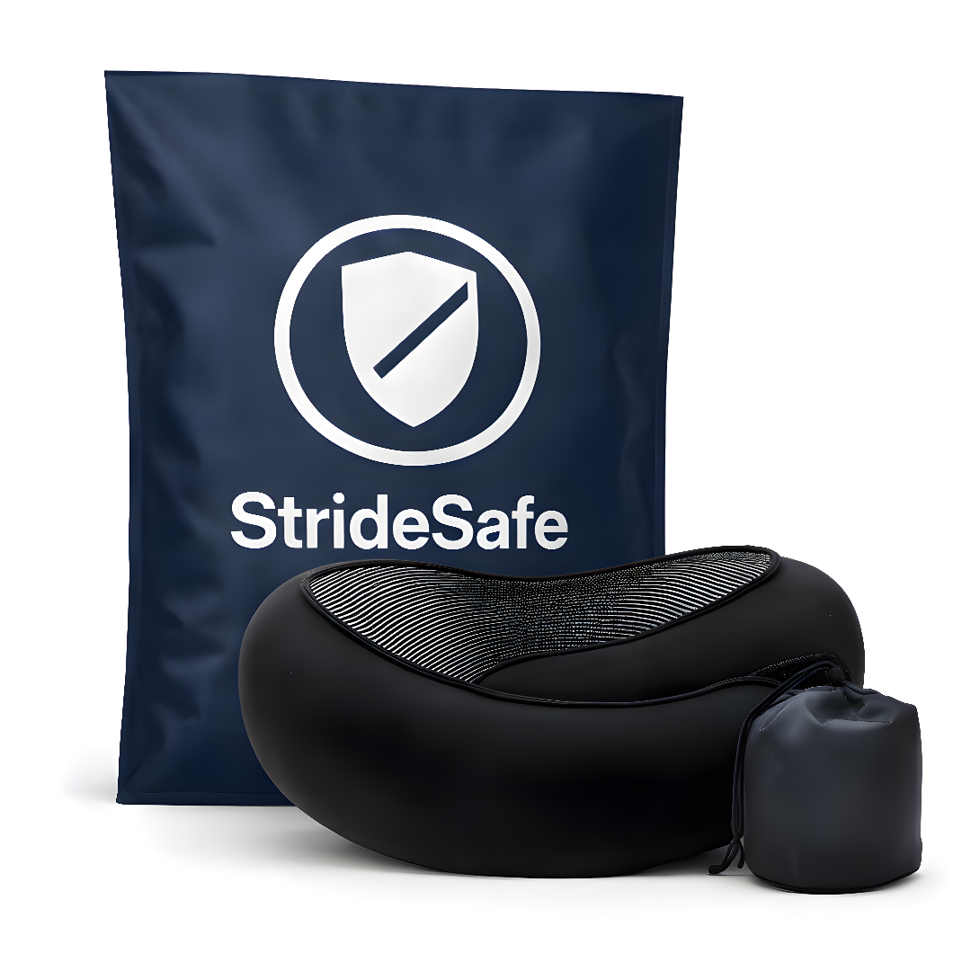 Coussin de nuque StrideSafe™ – Dormez en toute sécurité et dans un confort total !