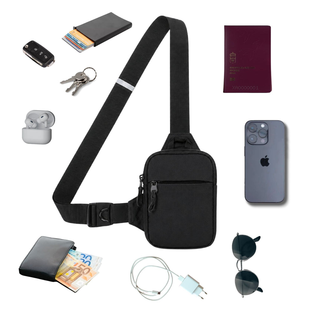 StrideSafe™ sac bandoulière antivol
